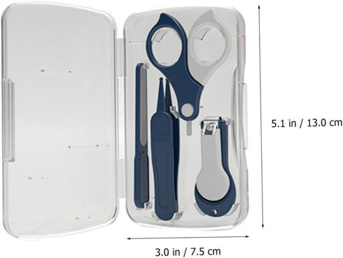 Set SUPVOX Baby Nail Clippers for Newborns Infant Manicure Kit Safety Scissors Portable Nail Grooming Tools Material
