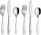 ANNOVA Children's Flatware Set, 6 Pieces Stainless Steel Cutlery/Silverware, 2 x Safe Forks, 2 x Dinner Knife, 2 x