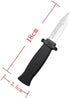2 PCS Retractable Knife Joke Trick Halloween Props, Disappearing Dagger Fake Plastic Blade