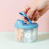 Set 2 of Portable Formula Dispenser Containers - Ideal for Milk Powder & Snacks