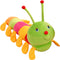 CHELEI2019 19" Colorful Caterpillar Stuffed Animal - Plush Pillow for Kids