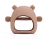 100% Food Grade Silicone Baby TEETHER Teething Toys for Babies (Caramel)