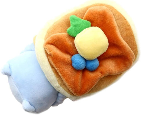 Anirollz Owlyroll Plush - Blueberry Pancake Outfitz Kawaii Owl Stuffed Animal with Removable Costume, 6”