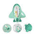 Floating Cartoon Airplane Bath Thermometer - Safe Water Temperature Measurement for Babies