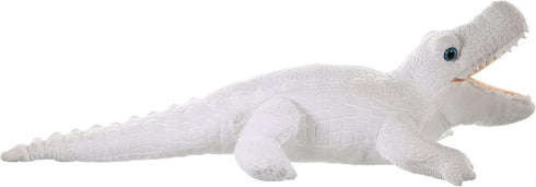 Wild Republic 12" White Alligator Plush - Stuffed Animal Toy, Gifts for Kids, Cuddlekins
