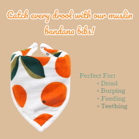 ZandH Global Set 4-Piece Muslin Swaddle Blanket for Baby Newborn Essentials with Swaddle, Burp Cloth & Bibs, Soft