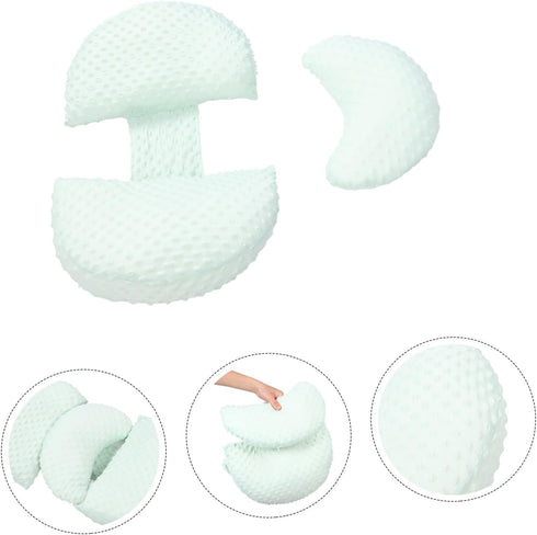 Pregnancy Support Pillow with Cooling Effect Comfortable Waist Cushion for Side Sleeping Maternity Pillow for Pregnant