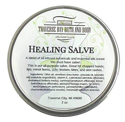 Traverse Bay Bath and Body All-Purpose Herbal Healing Salve. With a range of herbs for supporting skin