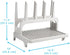 100% countertop PopYum Seattle Gray Space Saving Drying Rack from Recycled Bottles, for Baby Bottle, Plastic Bags