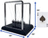 Newton's Cradle Balance Balls with Black Base, Fun Physics Learning Accessories and Stress Relief Desk Toy