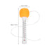 Swimming COHEALI Floating Pool Thermometer and Babies, Bath Water Temperature Gauge with Orange Cartoon Design