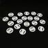URIMPAVIDO 20PCS RC Plane Hinge Folding Leaf Paper Hinges Model Aileron Tail Wing