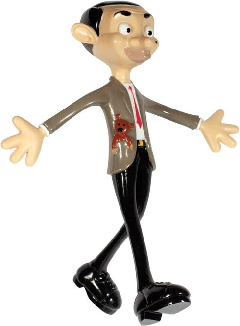 Bendable Figure of Mr. Bean, Poseable Collectible Action Toy for Kids & Adults