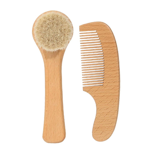 Boy Girl Bath Set Soft Bristle Brush Comb Scalp Brush Laundry Newborn