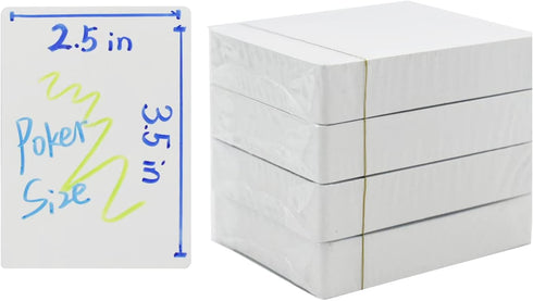 Yuanhe Blank Playing Cards - 216PCS Poker Size Printable Flash Cards for DIY Games