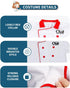 Set Chef Costume for Kids, Cook Role Play Dress -Up With Realistic Kitchen Toys, Pretend Chef Outfit for Halloween