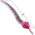 ArtCreativity Flip Sequin Snake Toys for Kids, Set of 4 Plush Snakes with Color Changing Sequins, 26 Inches