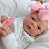 EURORA Reborn Baby Dolls Girl, 18 Inch Silicone Vinyl Body, Sweet Girl