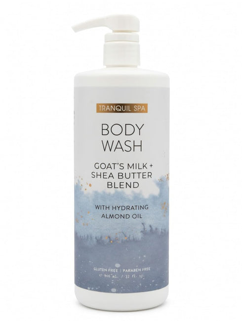 Generic Body Wash with Goat's Milk, Shea Butter Blend, Hydrating Almond Oil, Gluten