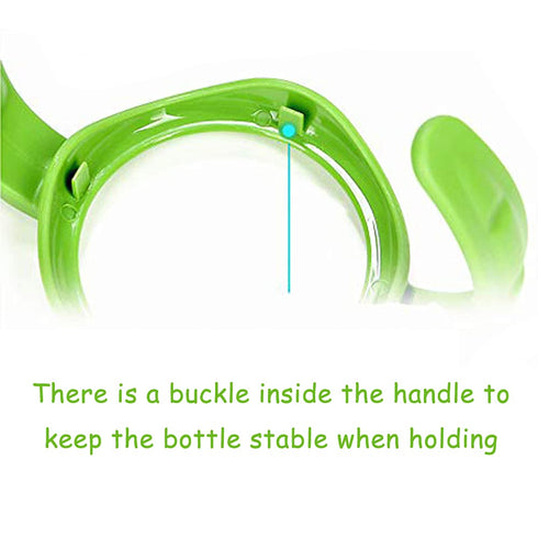 2 Counts Baby Feeding Bottle Handles Compatible for NUK Smooth Flow Bottles (Not for Nuk Cups and Nuk Simply Natural