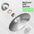 UFO Fidget Spinner Toy for Kids Adults, Alloy Metal Spaceship Finger Hand Spinner, Cool Desk Gadget Decoration