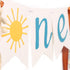 MADENG 1st You Are My Sunshine High Chair Banner - Sun Themed First Birthday Party Decorations For Boy, Boho Sun