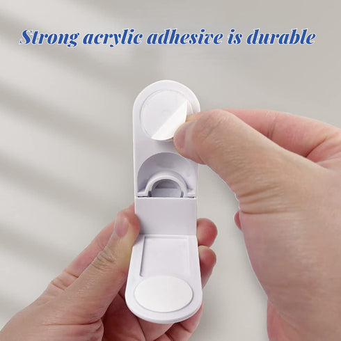 2 Pack Child Safety Refrigerator Lock - Anti-Opening Locks for Home Fridge Freezer Door with 3M Adhesive