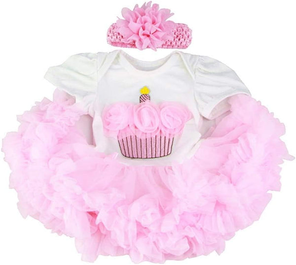 Pink Crown Reborn Baby Dolls Clothes for 20-23 Inch Pure Handmade 2