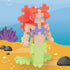 Plus Plus 3D Figure Building Block Set, Mermaid Girl Mini Maker Tube, Fun STEM Toys for Kids, 70 Interlocking Pieces