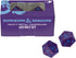 Ultra PRO - 2 D20 Underdark Dice Set for Phandelver: The Shattered Obelisk, Polyhedral Dice for D&D RPG