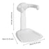 Foldable Baby Shower Stand with Safety Handles, Adjustable Height Infant Bath Seat, Removable Shower Head Holder
