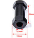 Readytosky 12mm Wheel Hub Hex Spacer, 25mm Offset Extension Drive Adapter for 1/10 Traxxas Rustler