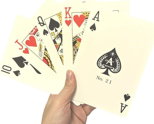 Jumbo Playing Cards, Giant Deck Poker, Oversized Playing Cards, 4.5"X6.7"