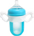 JXMYJR 4Pack Bottle Handles Compatible with Boon Nursh Reusable Silicone Pouch Bottles, Cute Wing Design, Silicone