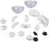 Coolplay 3D Soccer Puzzle Ball for Children, Light-up Black and Transparent - 76 Pieces