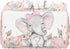 Yeshop Backpack Daypack Personalized Diaper Pink Floral Monogram Elephant Multi Function Diaper Bag Travel Nursing