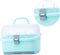 Vaguelly Portable Bottle Storage Box Organizer for Travel Home Pacifiers and Tableware