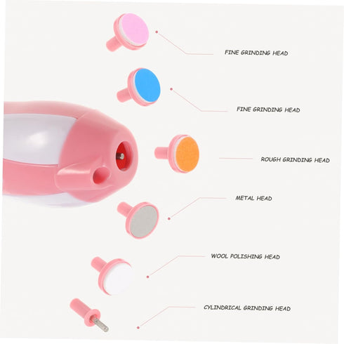 Trimmer Toddmomy Electric Nail Boys and Girls Nail Care Tool Manicure Tool Lightweight Ergonomic Design