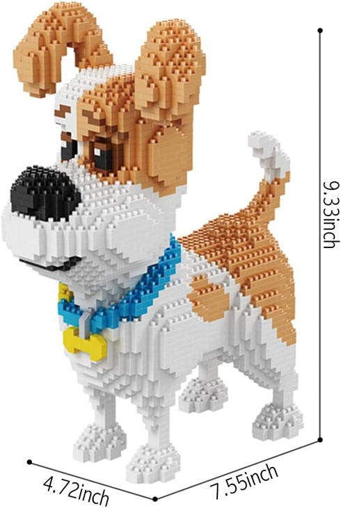 Ulanlan Adult Building Sets, 2100 Pieces Micro Bricks Dog Animal Building Toy for Kids and Teens