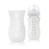 Olababy Silicone Sleeve for Avent Natural Glass Baby Bottles, 8 oz, Translucent