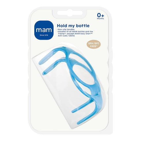 2 Pack MAM Hold My Bottle Handles Blue per