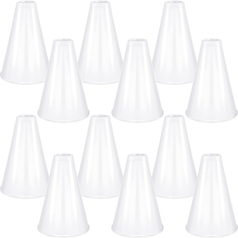 Woanger 12 Pieces Cheer Megaphone, Plastic Noisemaker for Party Favors and Sports Events