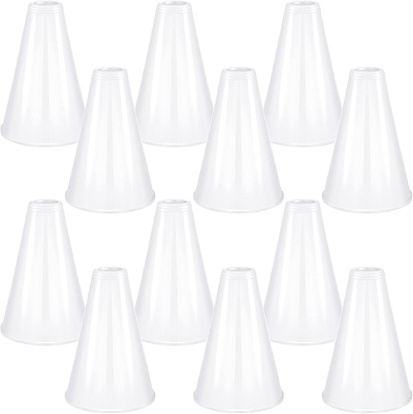 Woanger 12 Pieces Cheer Megaphone, Plastic Noisemaker for Party Favors and Sports Events