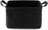 GUOZI Storage Basket, Collapsible Rectangular Felt Storage Bins with PU Handles, Large Laundry Basket Storage Solution
