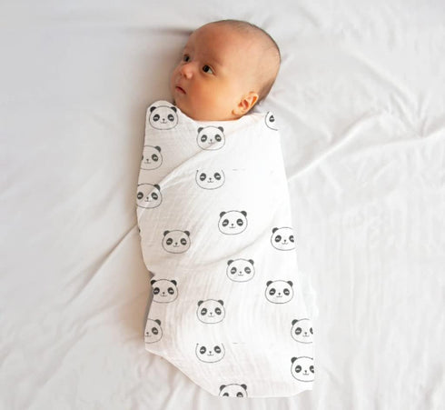 100% Pack 4, 47 47 inches,Gift Muslin Swaddle Blankets,Baby Swaddling Blankets for New Born, Baby Receiving Blankets