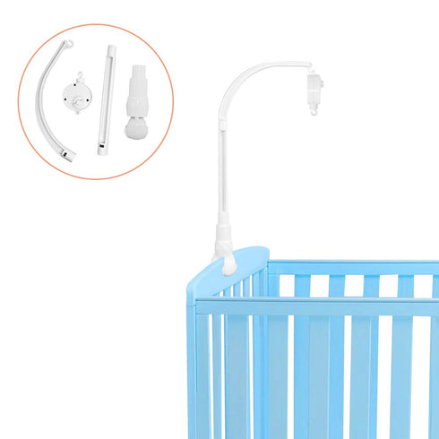 AFUNTA 23 Inch Baby Mobile for Crib, Adjustable RotatableCrib Mobile Arm with Music Box, Crib Mobile for Baby Nursery