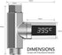 Nagelbag Baby Bath Thermometer Passive LED Water Temperature Thermometer Accurate Visual Water Temperature Perception