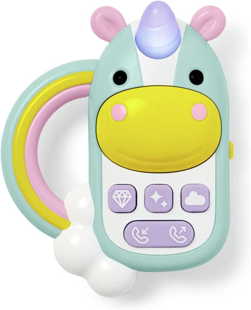 Skip Hop Baby Phone Toy: Zoo Cell Phone, Unicorn