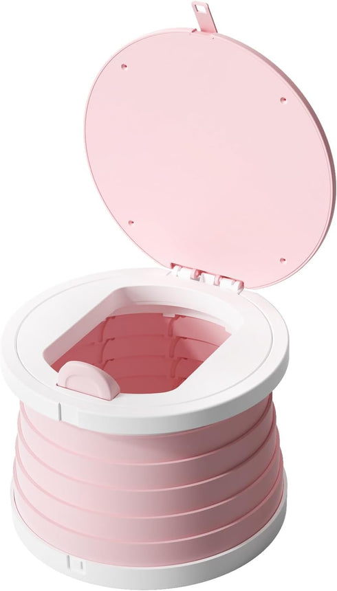 dollybeeear Travel Potty Seat Fold-and-Go Portable Training Toilet for Baby, Kids, Toddlers, Foldable