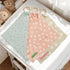 Personalized Polka Dot Mini Teether Blanket - Custom Embroidery Available